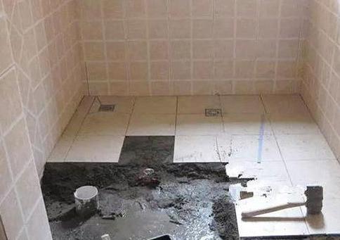 卫生间漏水不砸砖怎么处理?